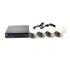 Комплект для установки видеонаблюдения IP KENO 0404/C KIT(ДАЧА)